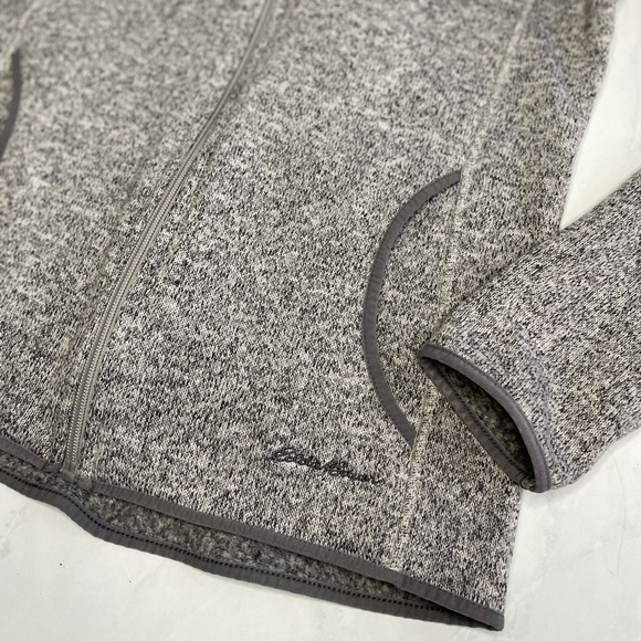 Eddie Bauer Women’s Grey Full Zip Up Jacket Size Medium - Picture 5 of 5